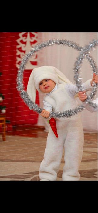 костюм зайчика, прокат, 104-116, 3-5 р