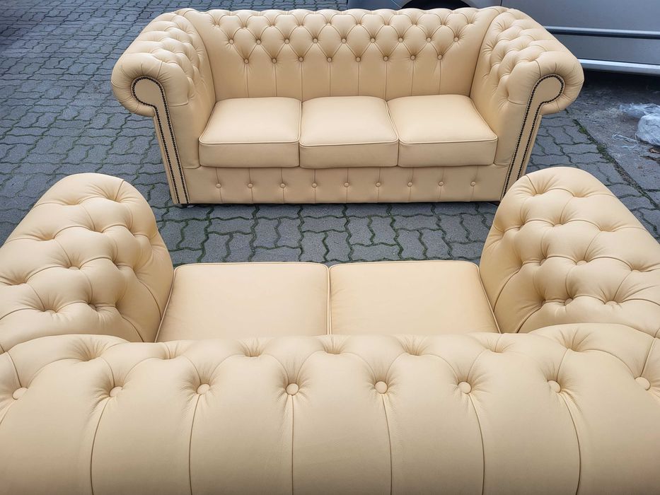 Chesterfield Classic włoska skóra naturalna