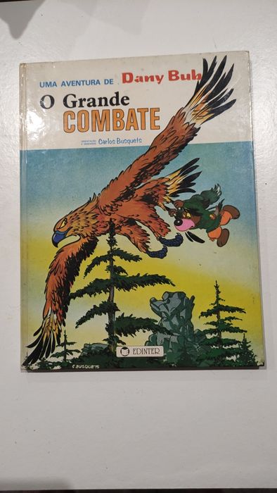 Livro BD antiga,Uma Aventura de Dany Bub,O Grande Combate