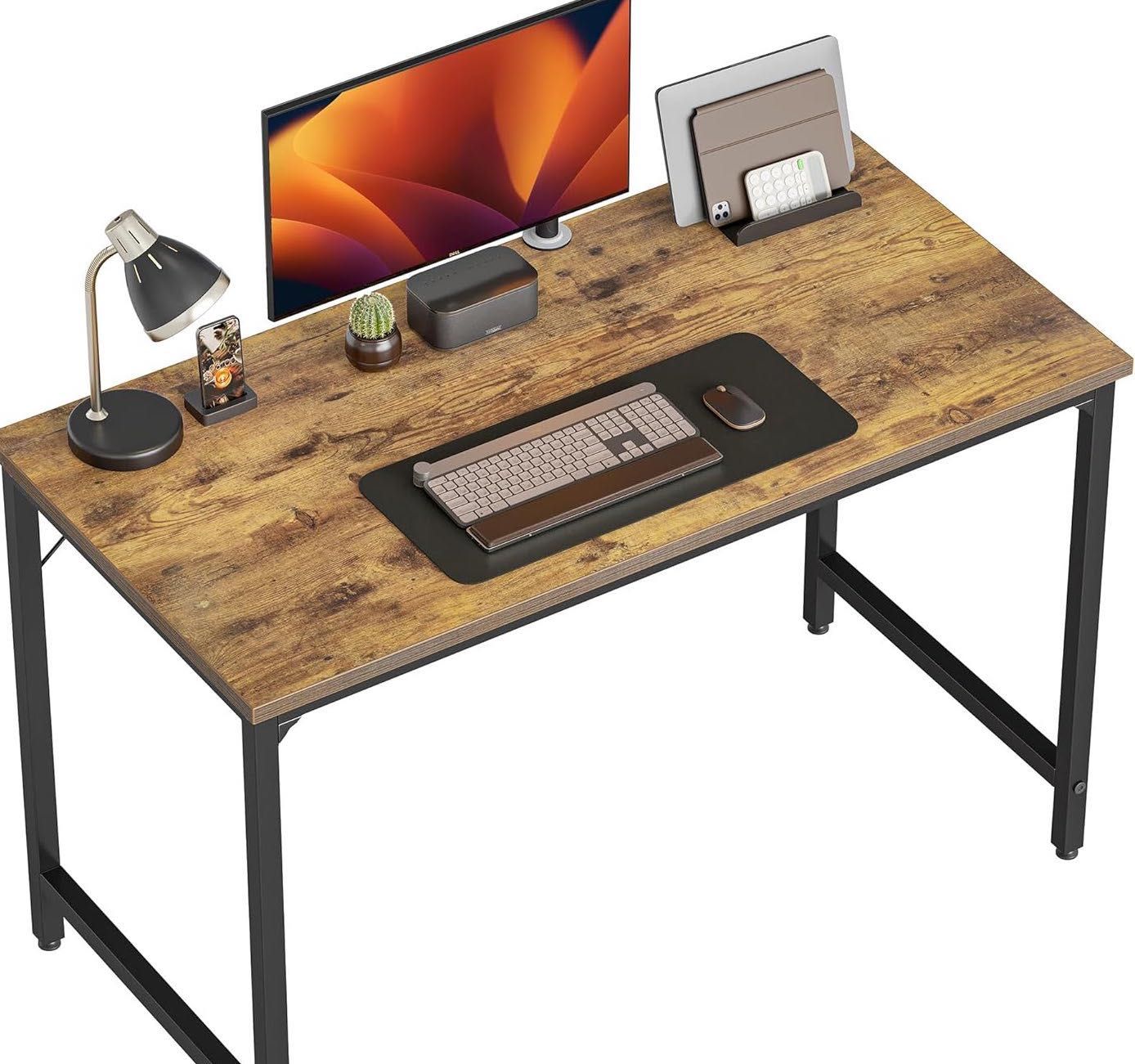 Biurko nowoczesne komputerowe drewno