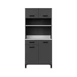 Kredens LILA 80cm antracyt z blatem, bufet kuchenny