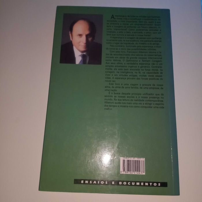 A  ESPERANÇA - ENSAIOS E DOCUMENTOS - Francesco Alberoni