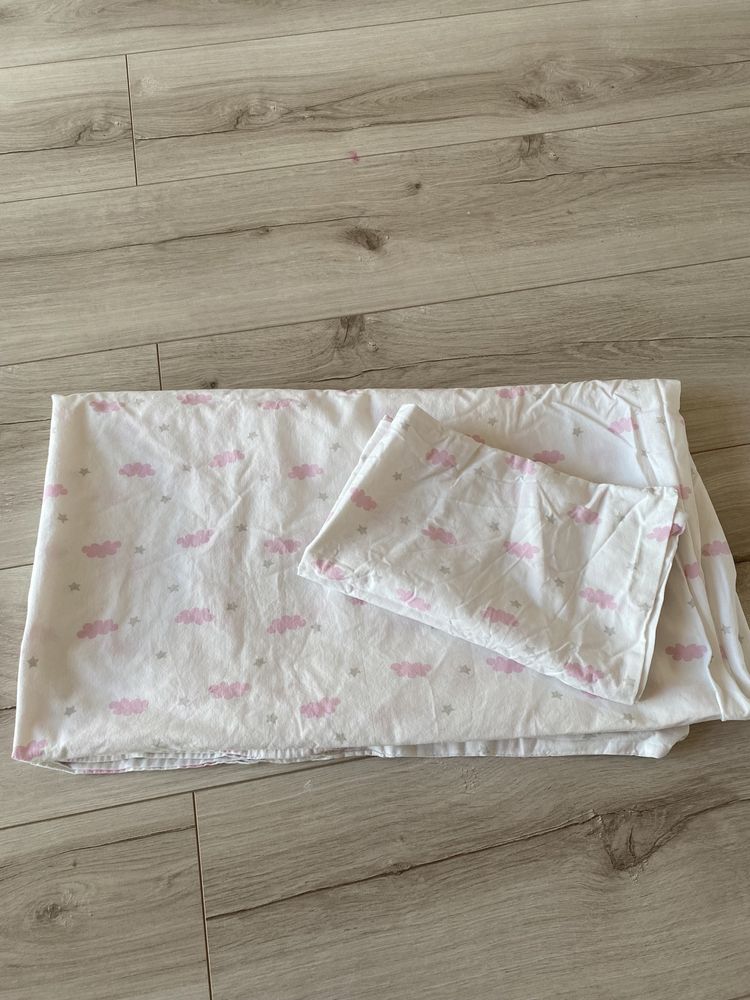 Piekna posciel dla dziwczynki chmurki Ikea