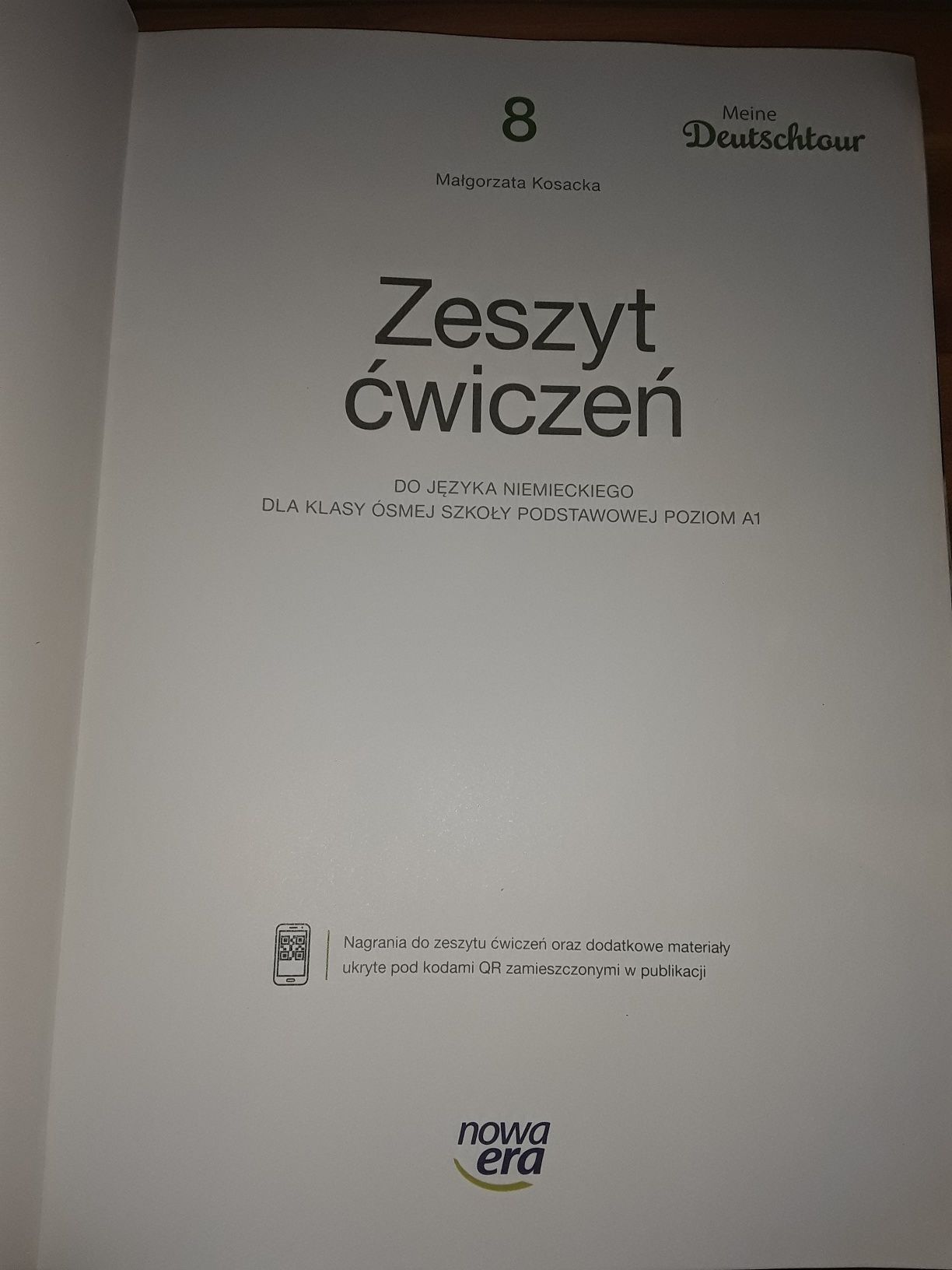 Meine deutschtour Zeszyt ćwiczeń do języka niemieckiego klasa 8