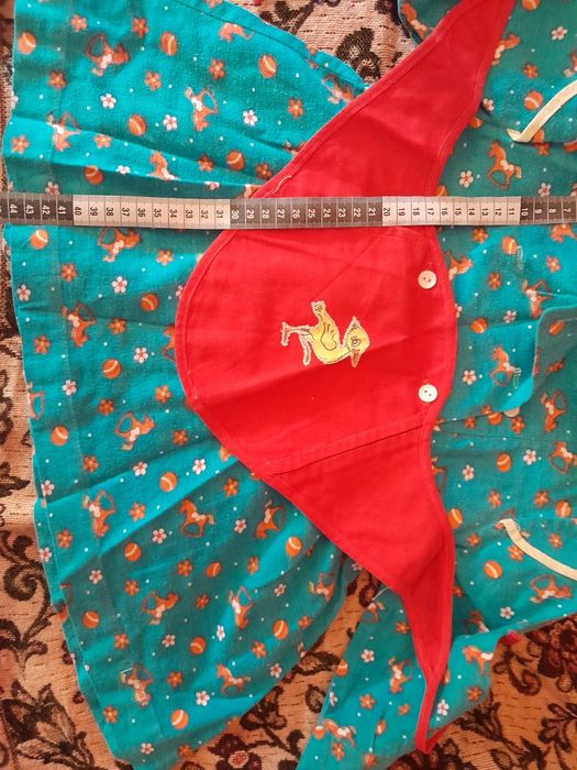 Теплые байковые платья длина 44 см