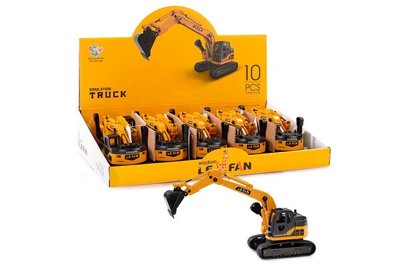 Auto pojazd budowlany koparka gąsienicowa ramię