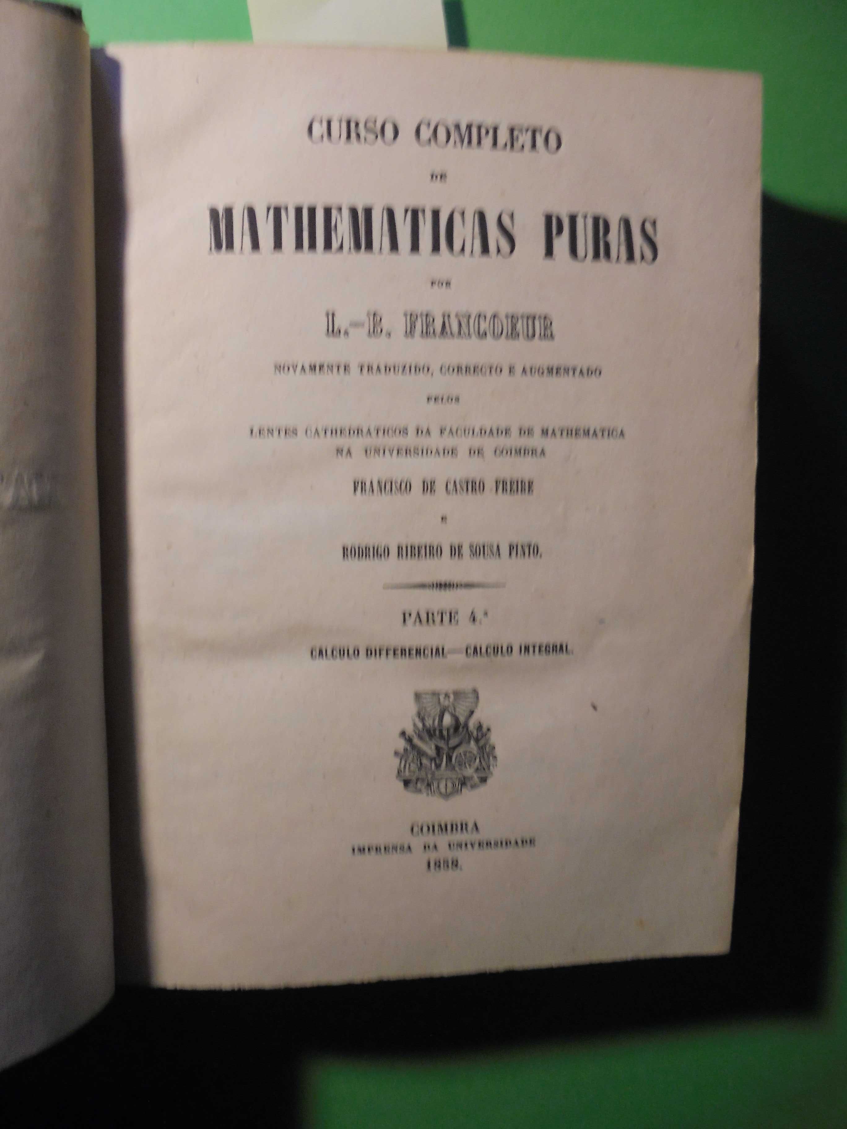 Francoeur (L.B);Curso de Matematicas Puras