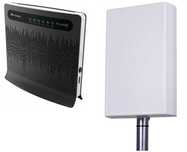 Zestaw router LTE Huawei B593 + MEGA ANTENA DUAL