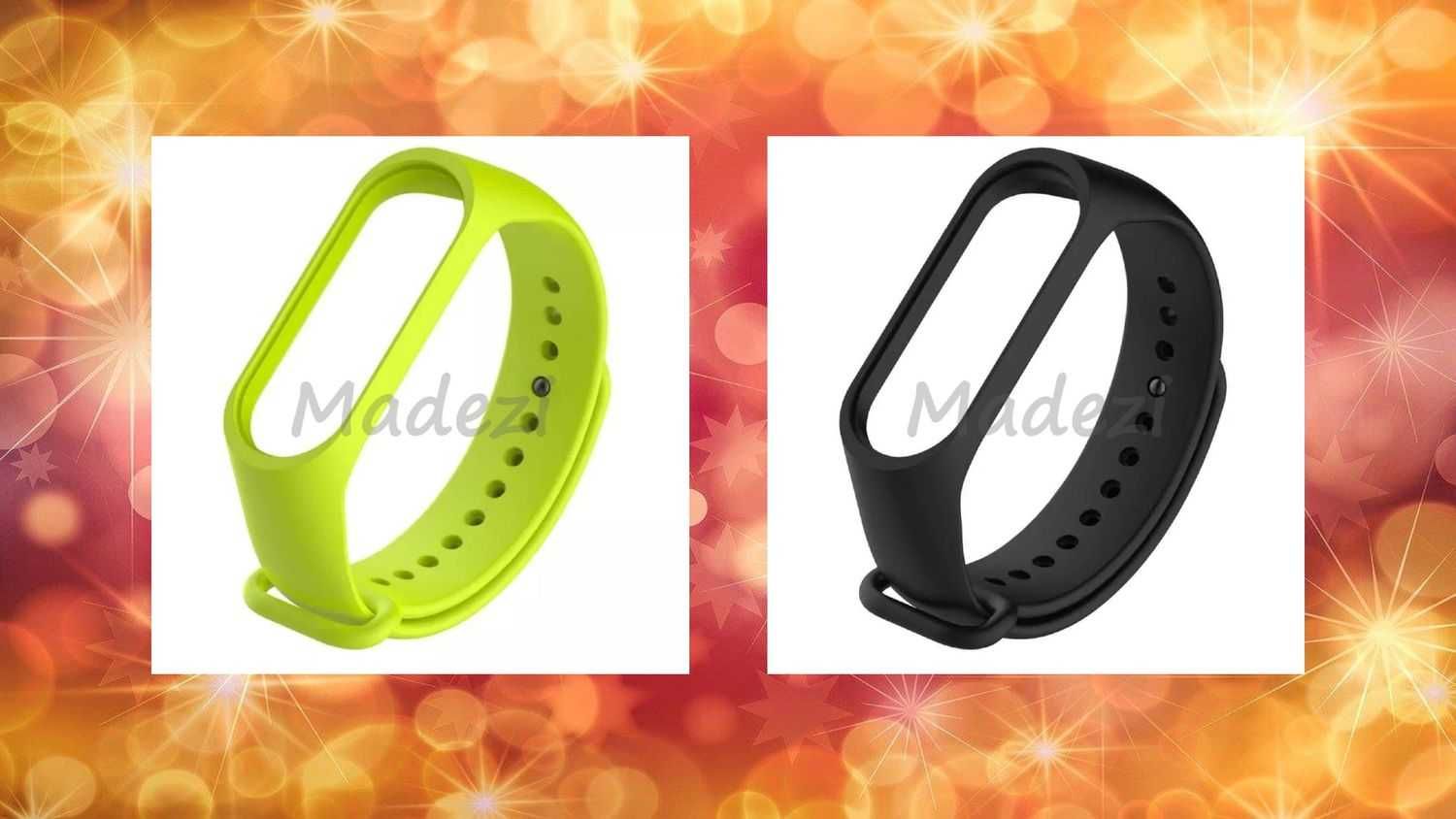 WYPRZEDAŻ Opaska zamienna do Xiaomi mi band 4 i 3 jasnozielona Czarna
