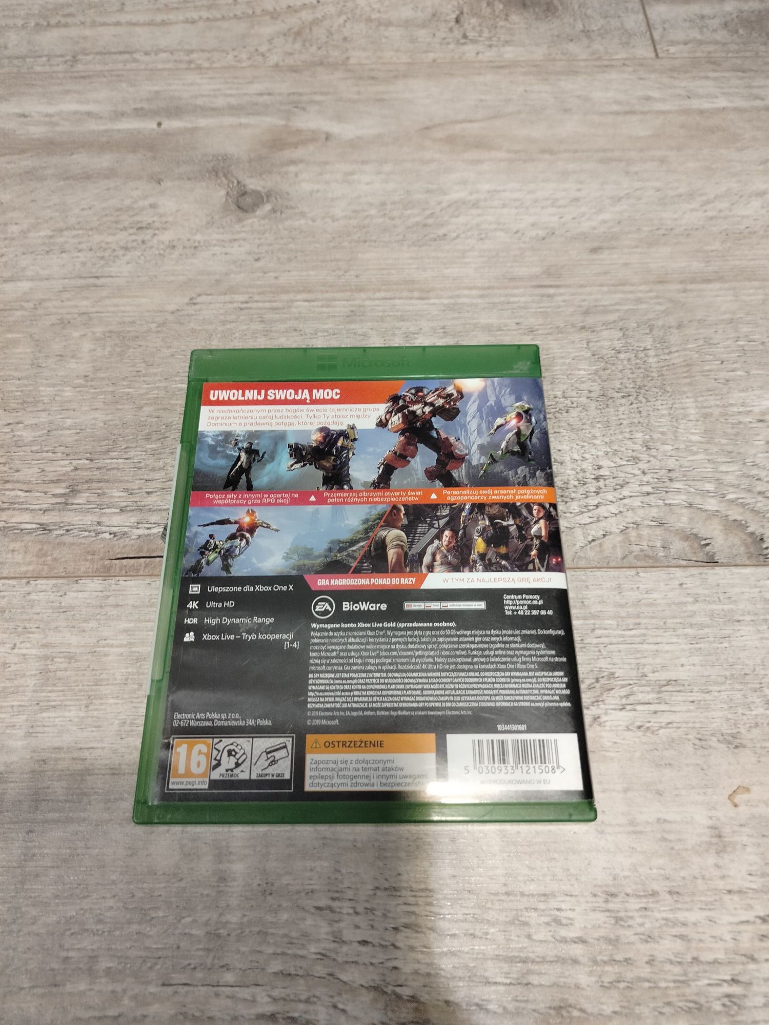 Gra anthem Xbox one