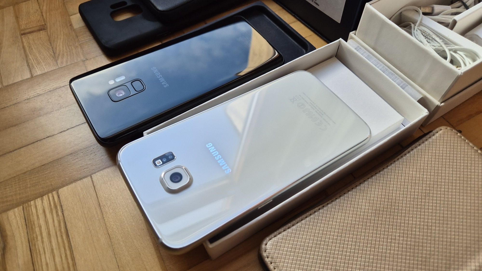 Samsung Galaxy S 6 i S 9 stan idealny