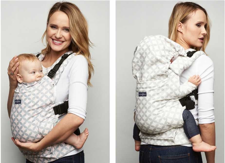 Nosidełko ergonomiczne Zaffiro NOWE dla niemowląt i dzieci ecri/szary