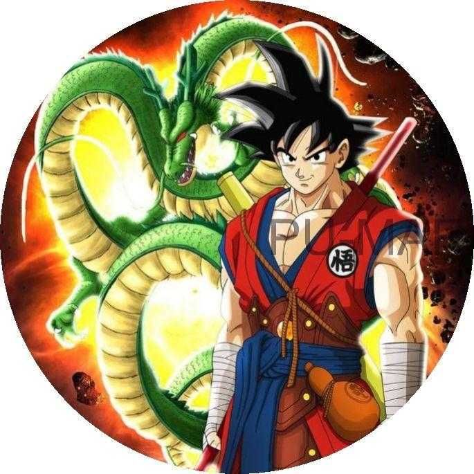 Opłatek na tort Urodziny Dragon Ball