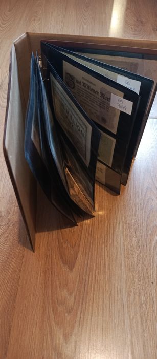 Album z banknotami Niemiec