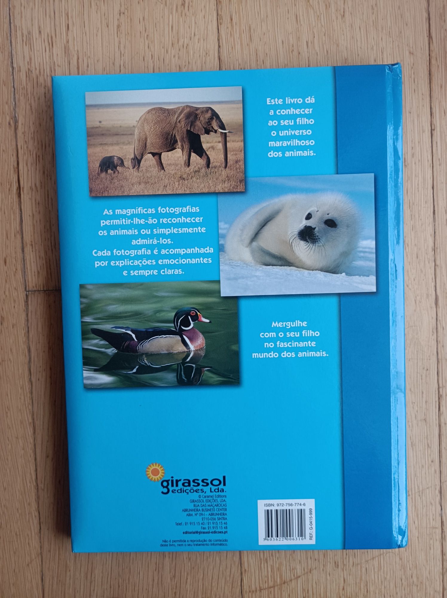 Livro "Todos os meus animais preferidos"