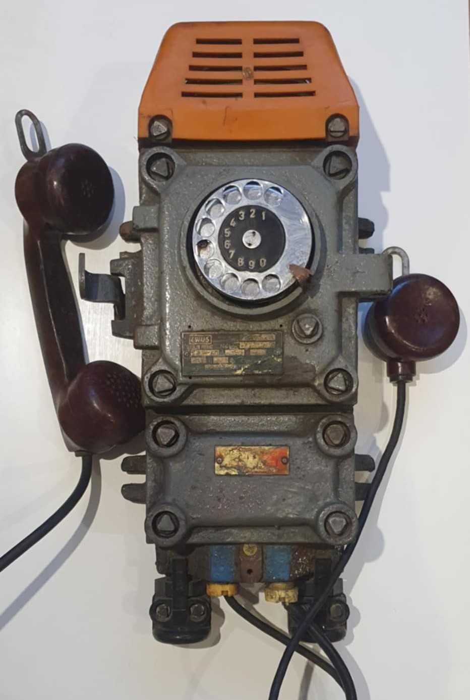 Telefon górniczy kopalniany przemysłowy , industrial PRL