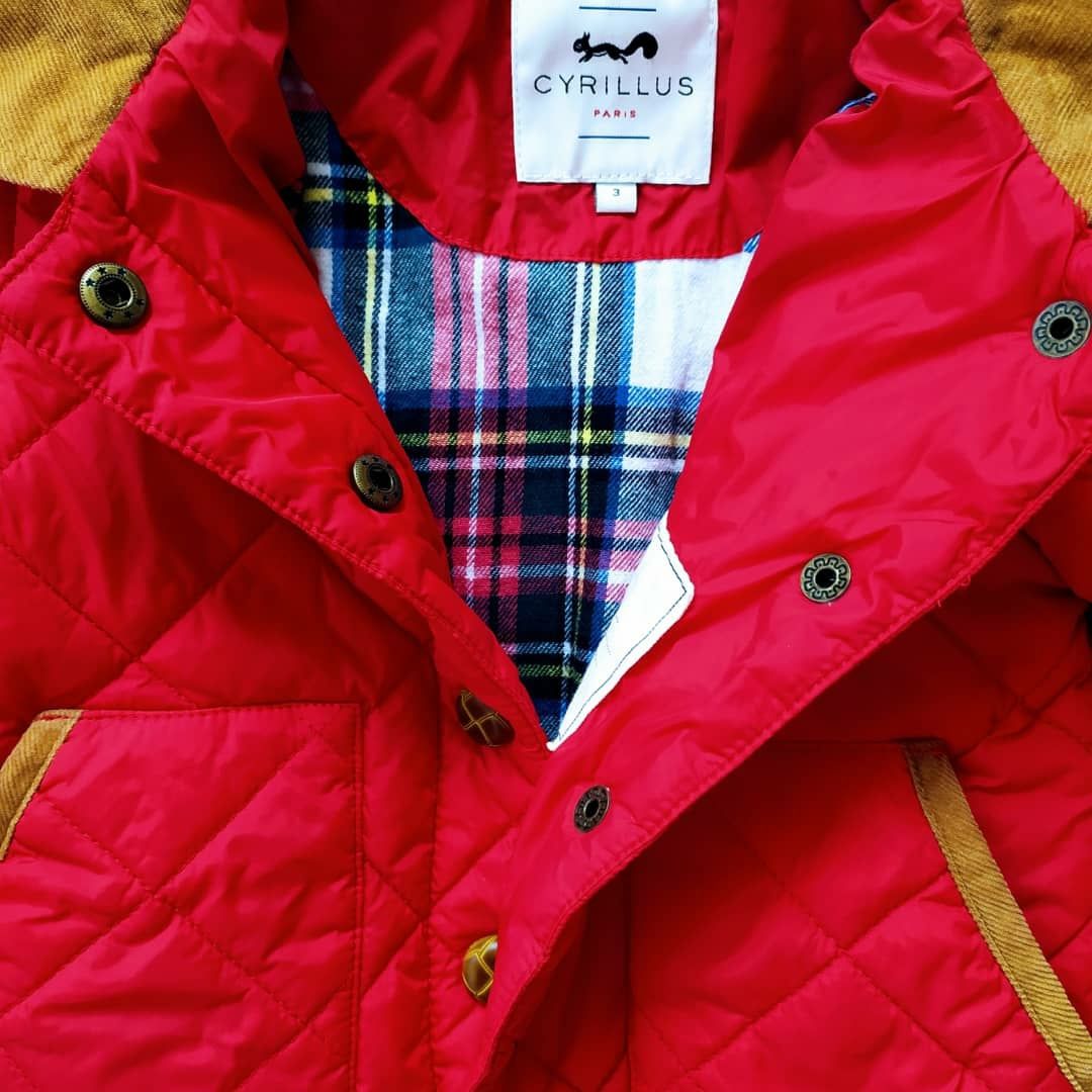 Куртка Cyrillus стеганая детская курточка на мальчика для девочки 3г