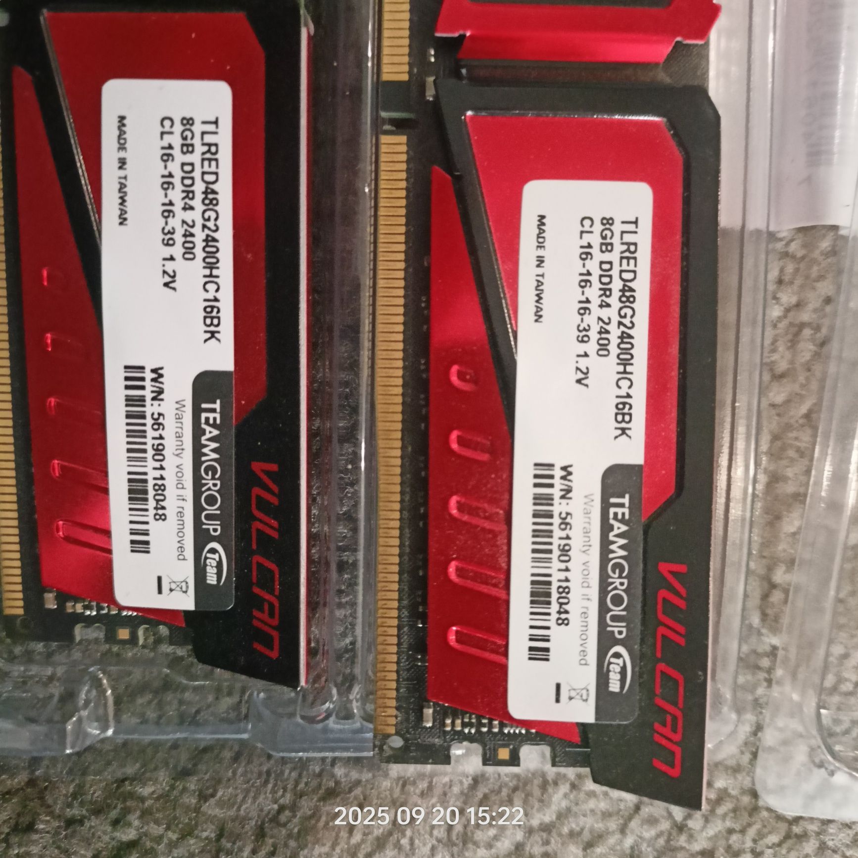 Ddr4 16gb 2x8 2400