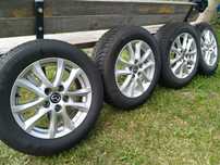 Kola MAZDA 5x114,3 6,5J ET50 MICHELIN Alpin 6 7,5mm 205/60r16 2023rok