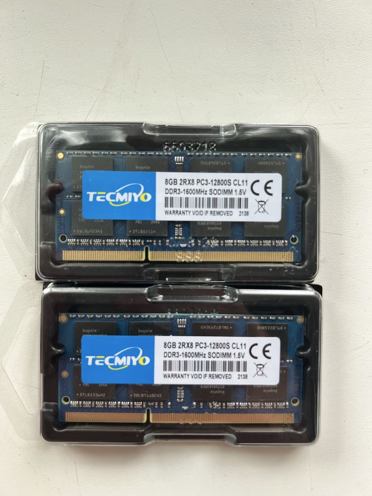 DDR3 8Гб 1600 (обмін на DDR3L) х2