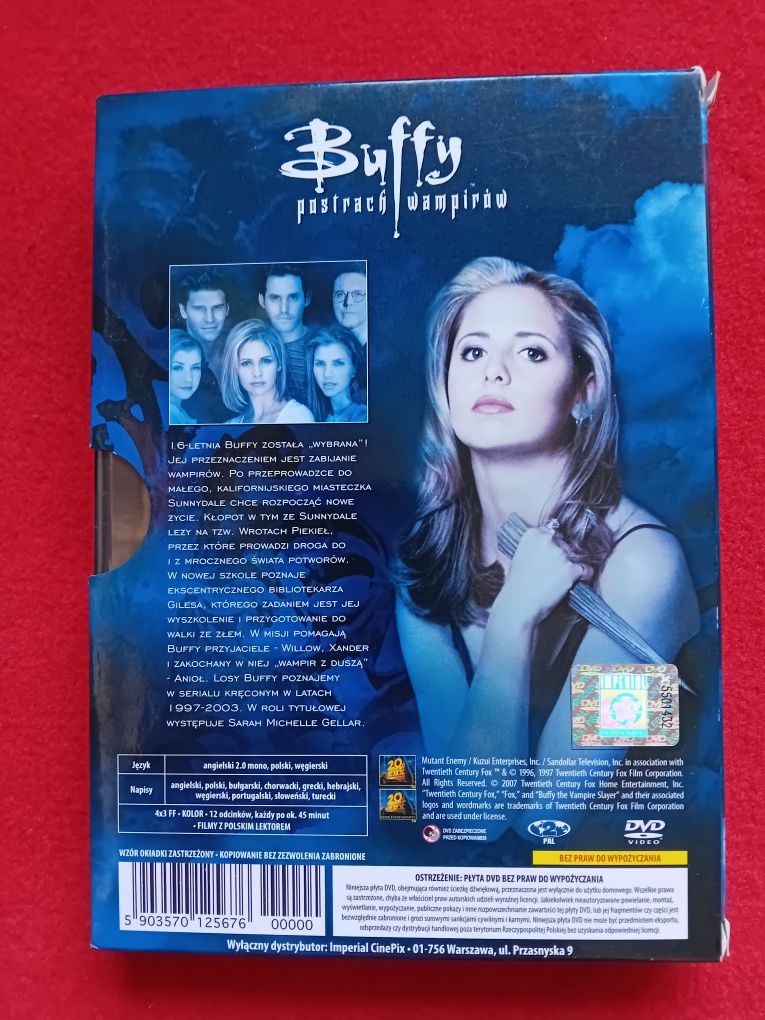 Buffy: postrach wampirów sezon 1 [3DVD]