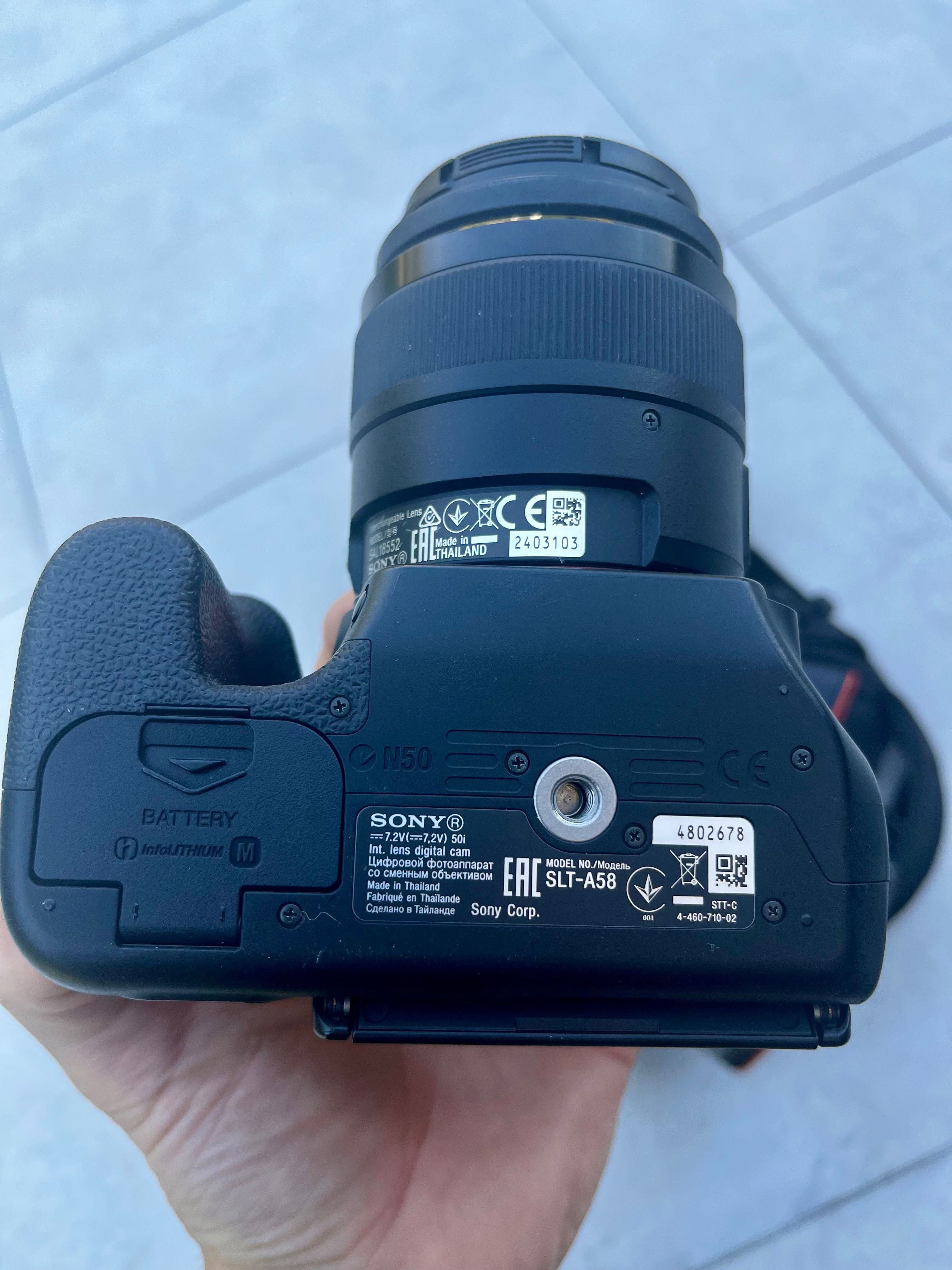 Sony Alpha SLT-A58 + futerał – aparat lustrzankowy w świetnym stanie