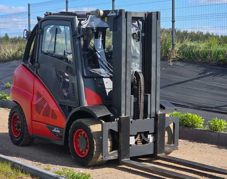 Wózek widłowy LINDE H50D-02 KONTENEROWY Triplex 2014r Diesel Kabina