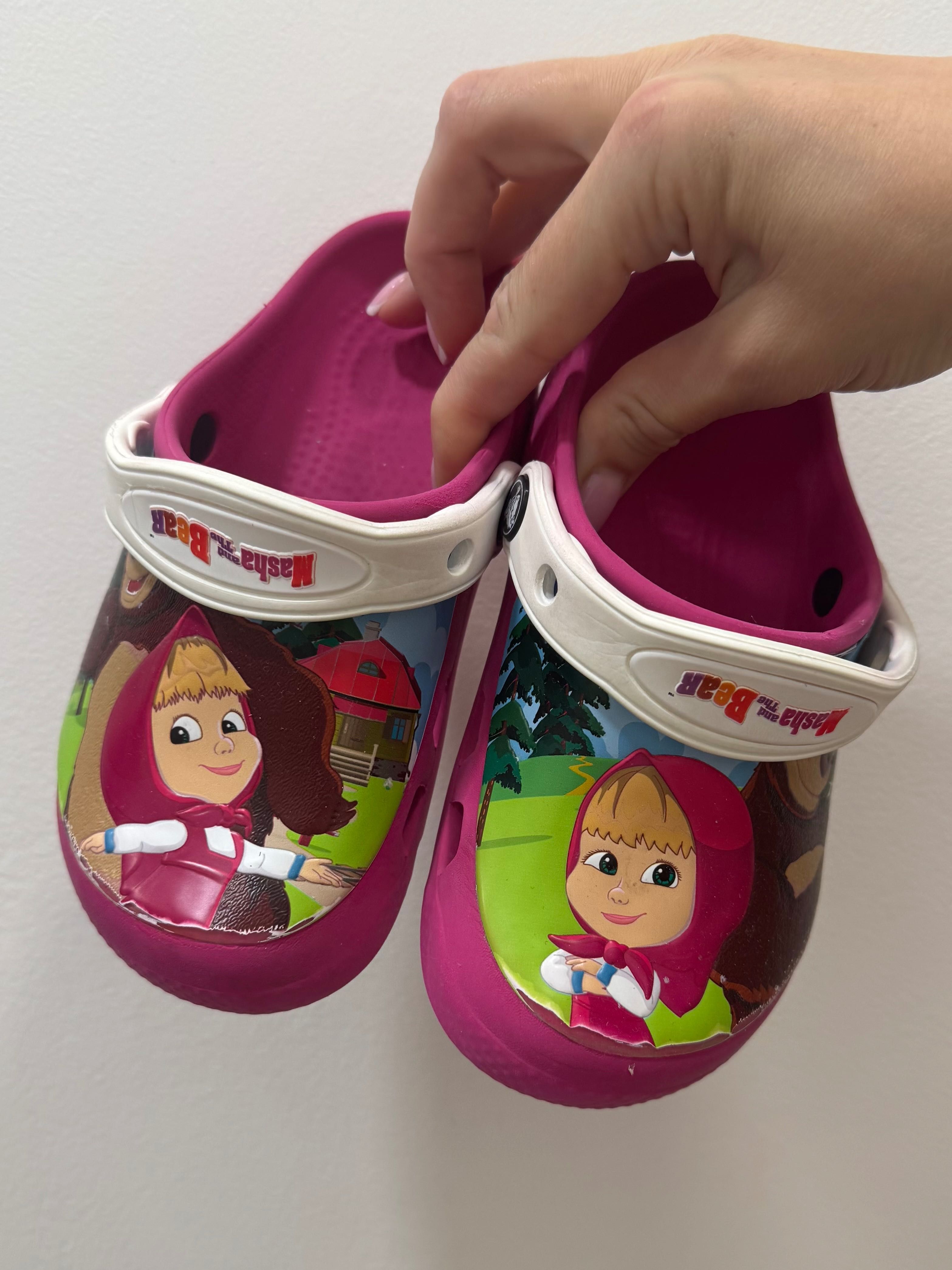 Crocs Masha and the Bear С11 тапки дитячі сабо
