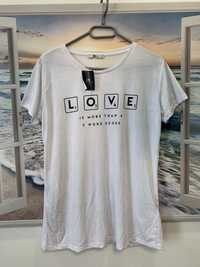 białą bluzka T-shirt LTB rozmiar L