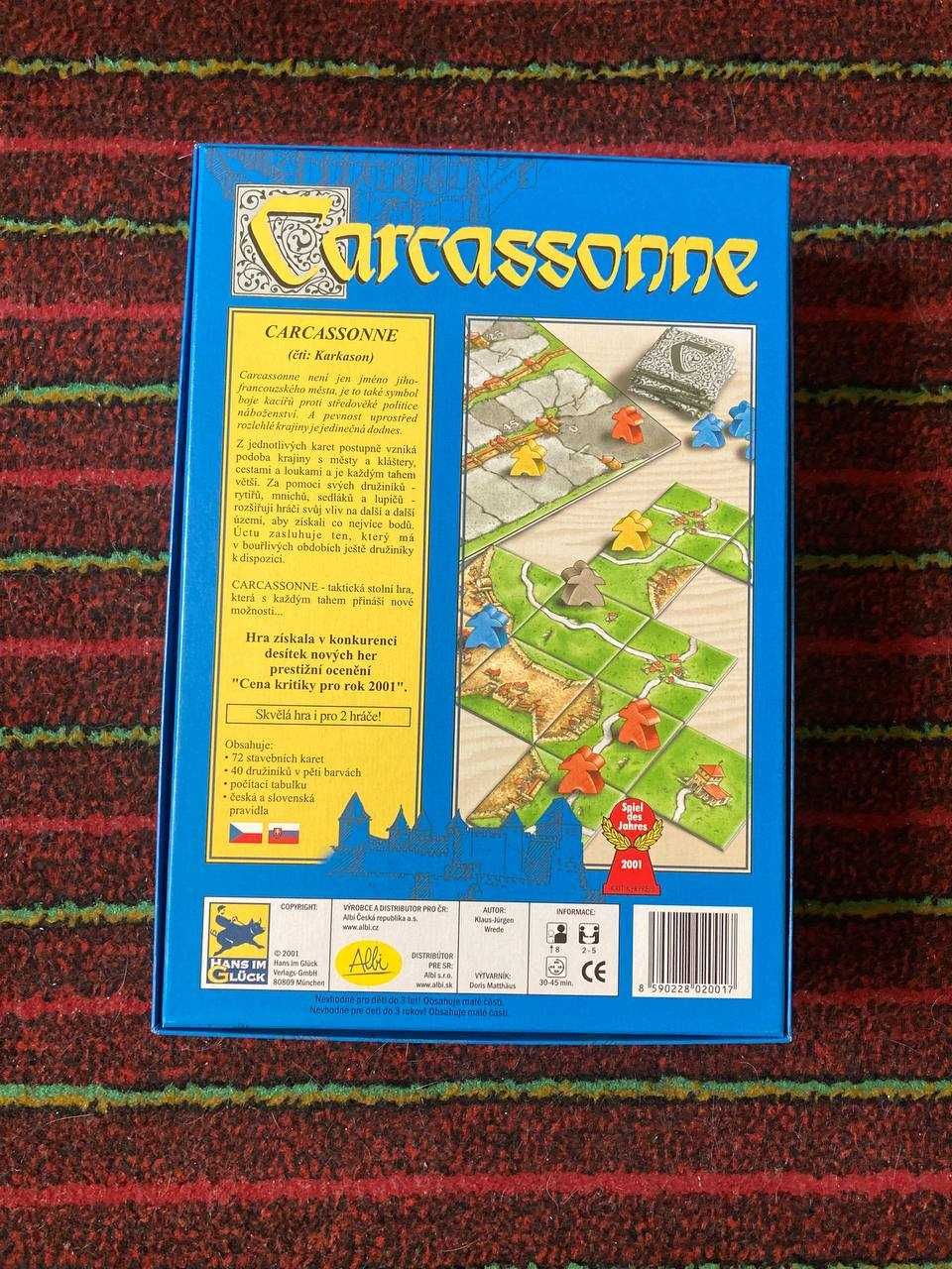Настільна гра Carcassonne, випуск 2012 року.