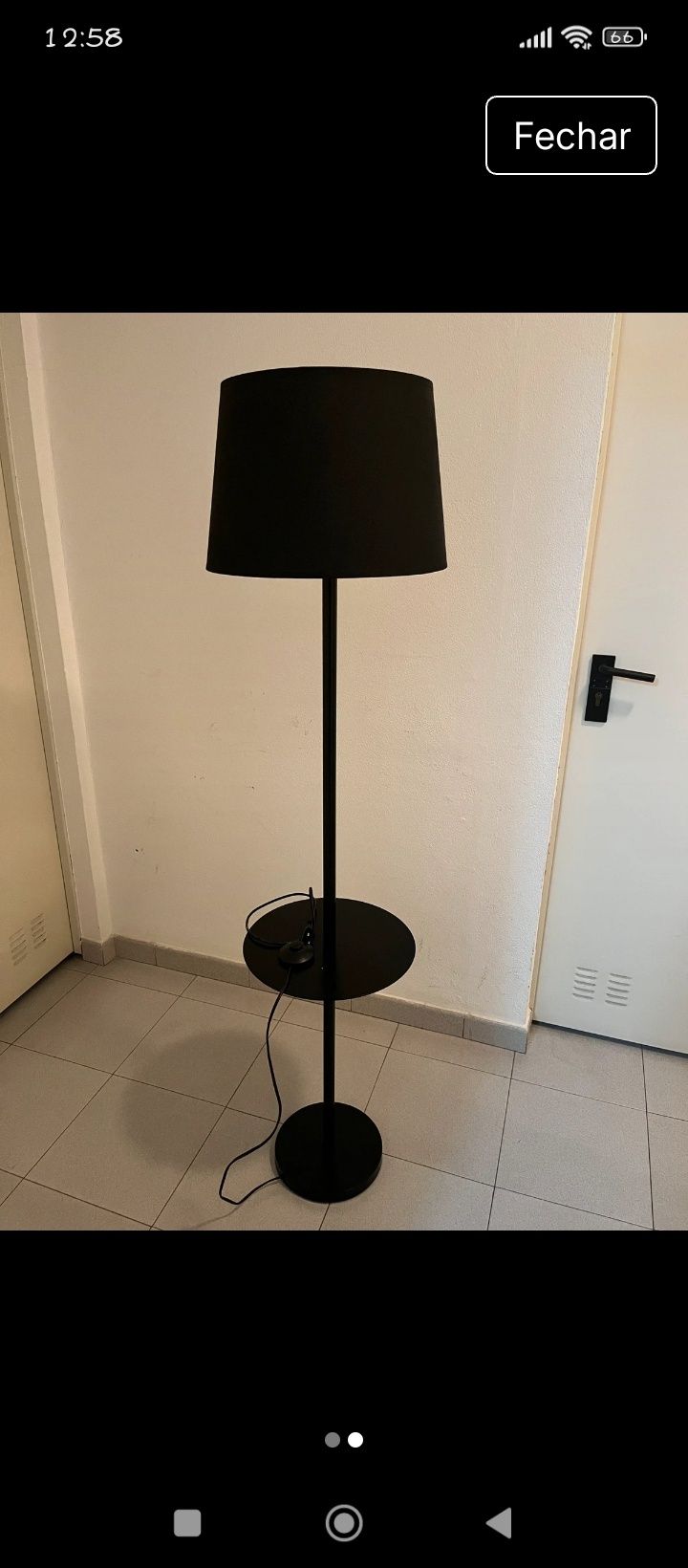 Candeeiro pé alto