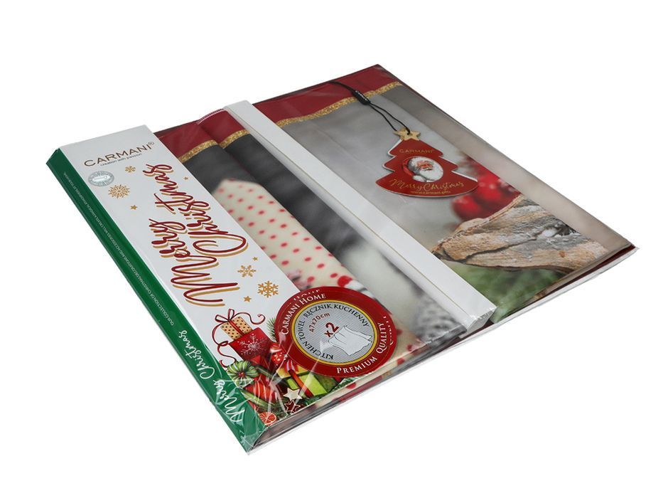 Kpl. 2 ściereczek kuchennych - Boże Narodzenie (CARMANI)
