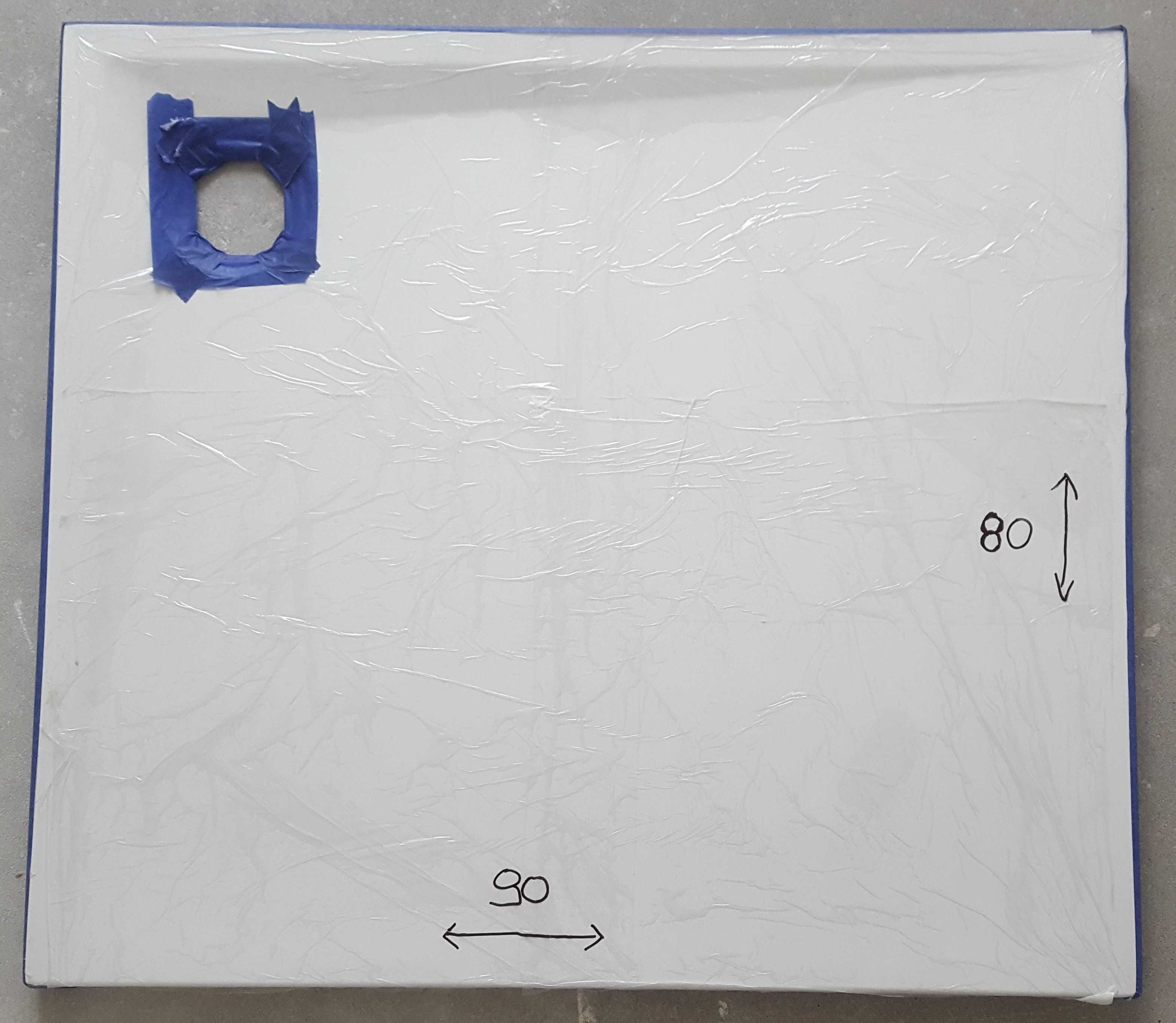 Brodzik SCHEDPOL Schedline Libra Smooth White 80x90