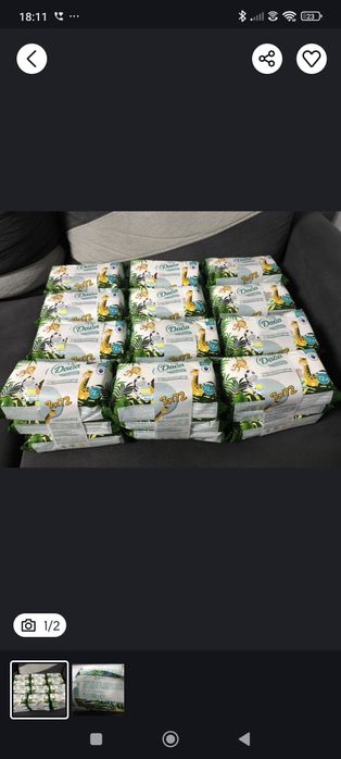 Chusteczki nawilżane Dada 36×72