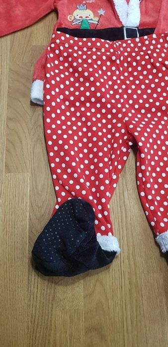 Strój mikołaja dla dziewczynki 12-18msc