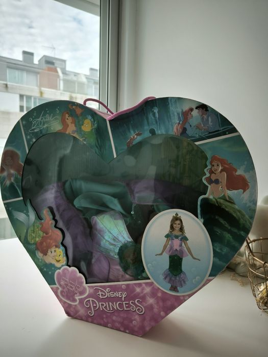Vestido sereia Ariel Disney