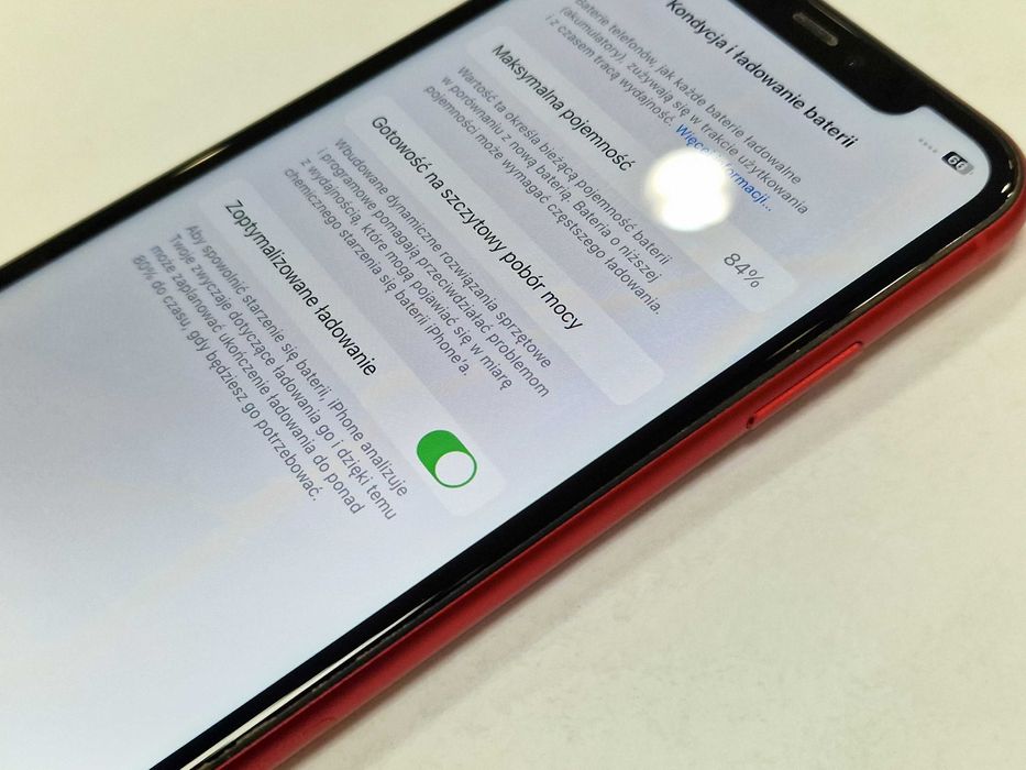 Iphone 11 64GB/ Red/ Czerwony/ BAT 84%/ Grade A-/ Gwarancja