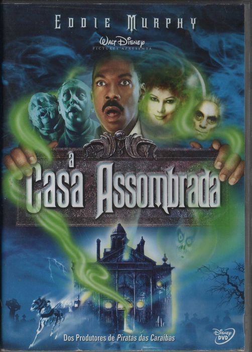 Dvd A Casa Assombrada - comédia - Eddie Murphy - extras
