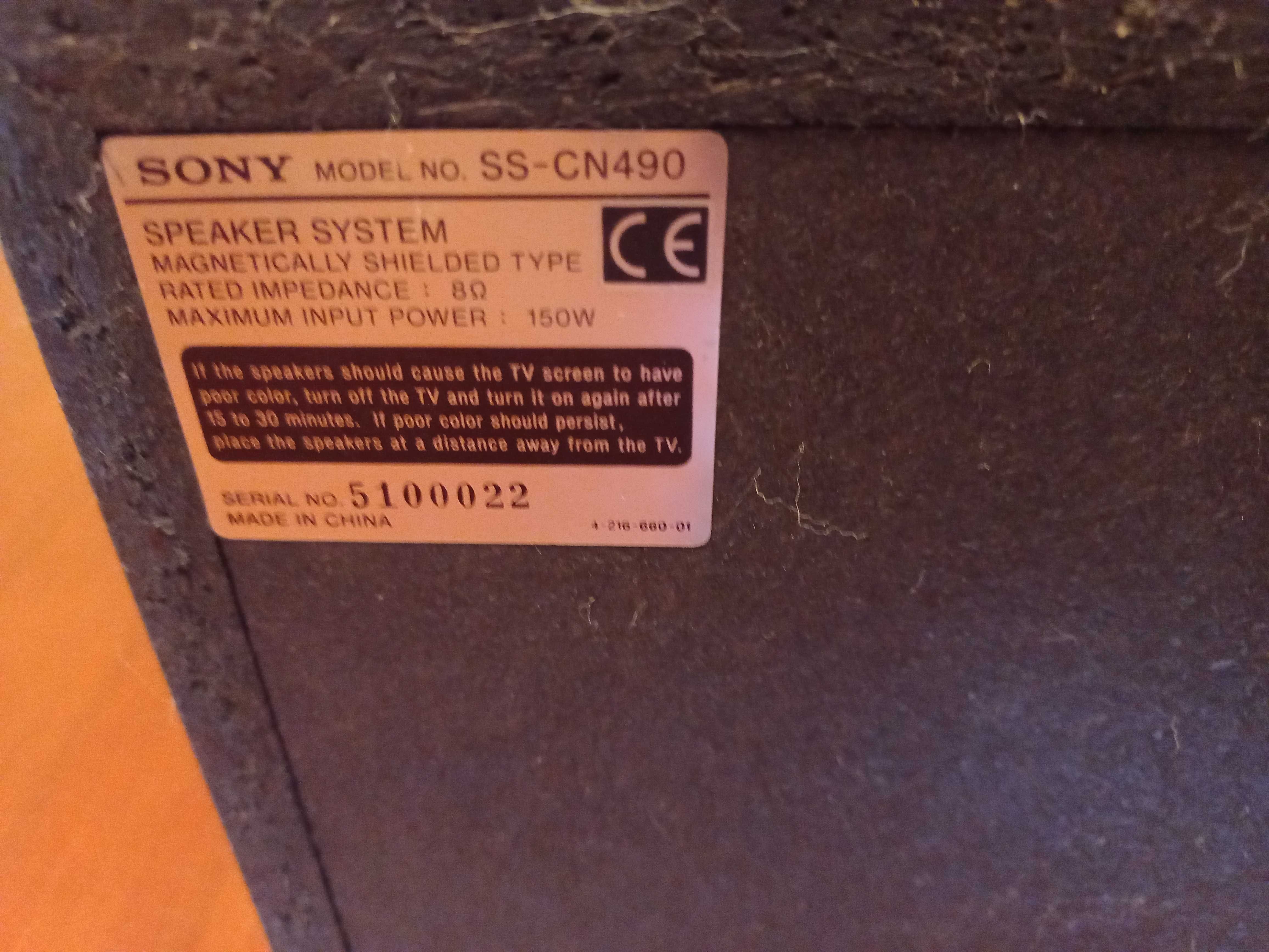 Coluna Sony SS-CN490