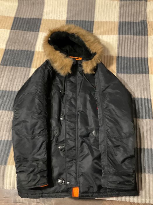 Парка милитари Хамелеон/Chameleon Аляска Classic N-3B Black