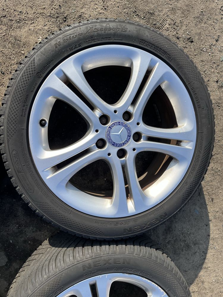 Mercedes A B C CLA  W176 W246 W204 17 Cali 5x112 Koła Alufelgi Opony