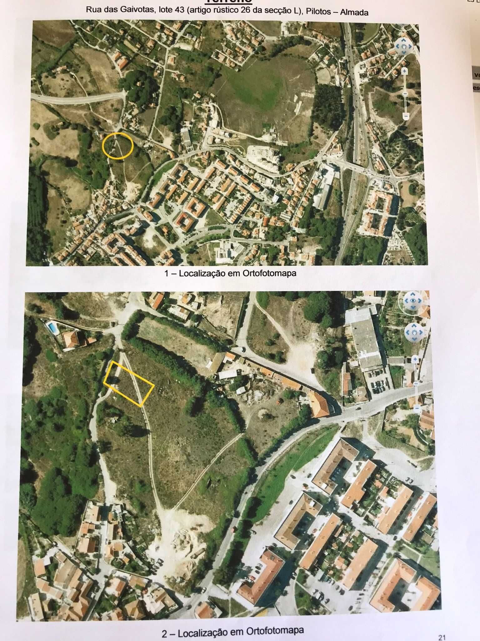 Vendo Lote Pilotos para construção - Vila Nova da Caparica