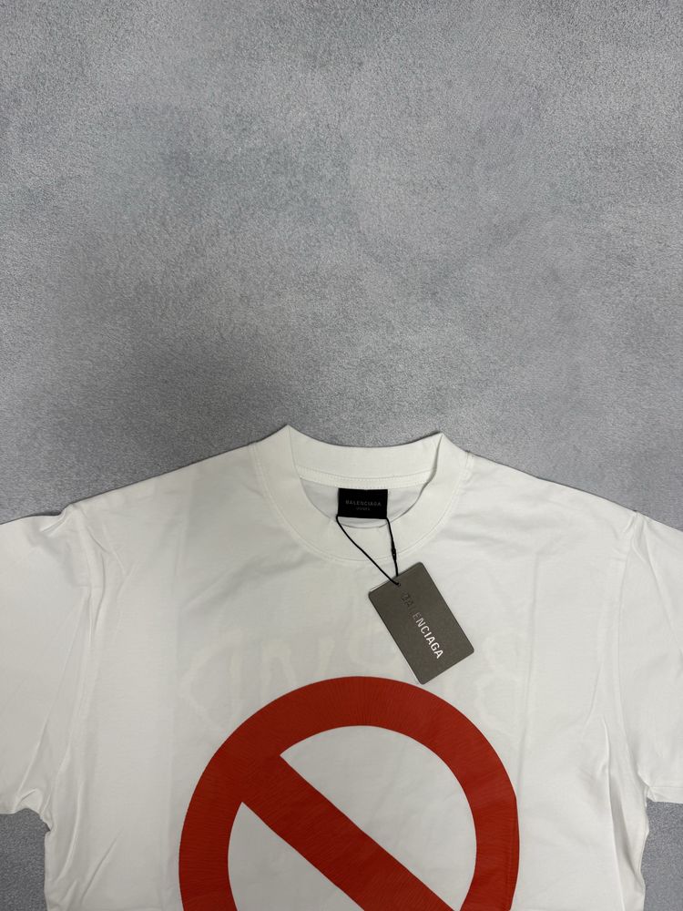 футболка Balenciaga Ai Bfrnd tee white S M L