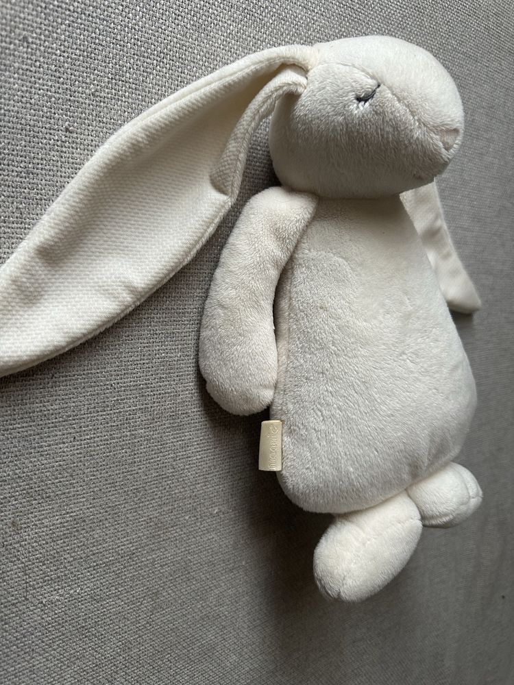Зайчик музичний з нічником MOONIE, Cream