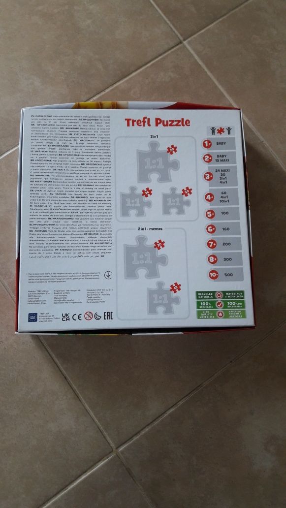4 puzzles do rei leão numa só caixa