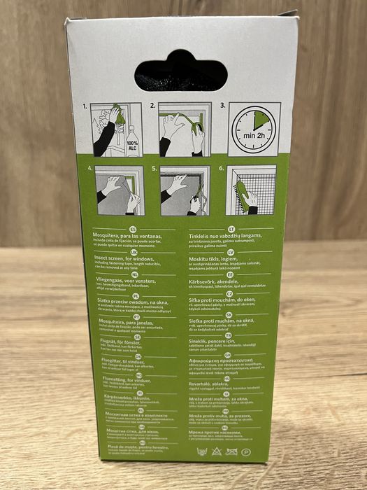 Moskitiera na okno 100x100 cm