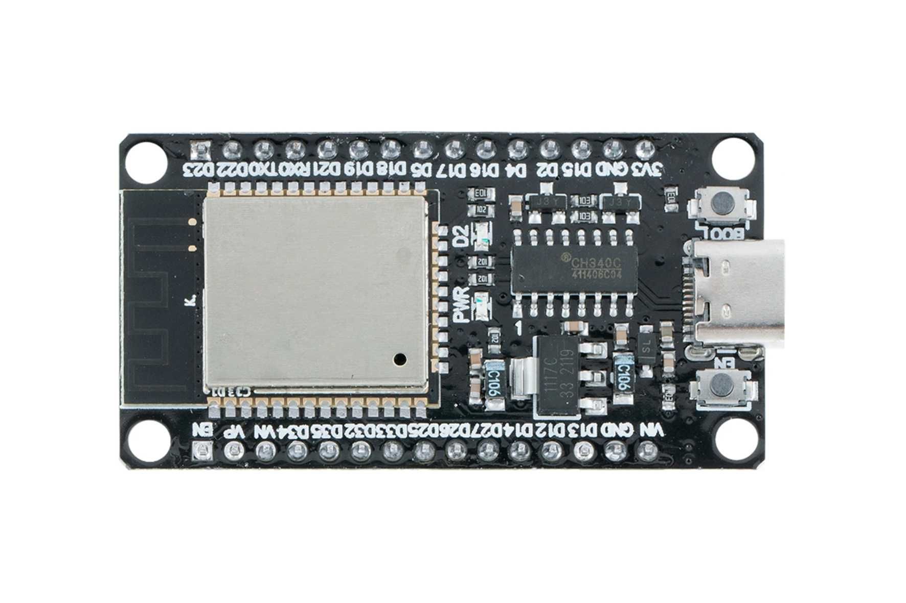 ESP WROOM 32 WIFI + Bluetooth, CP9102 / CP2102 / CH340 DevKit v1