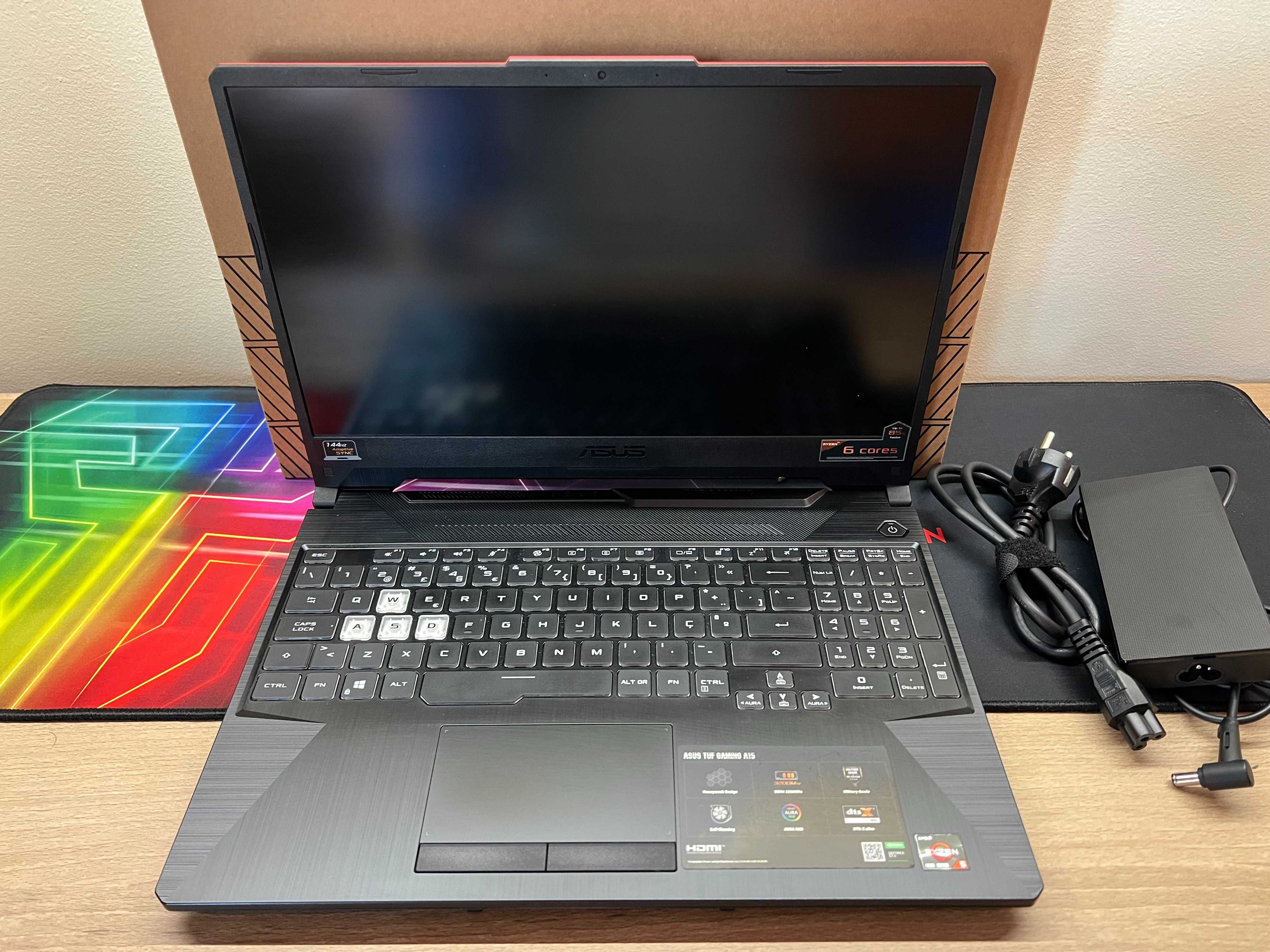 Portátil Gaming ASUS TUF A15 Ryzen 5 NVIDIA GTX RAM:16 GB/512 GB SSD