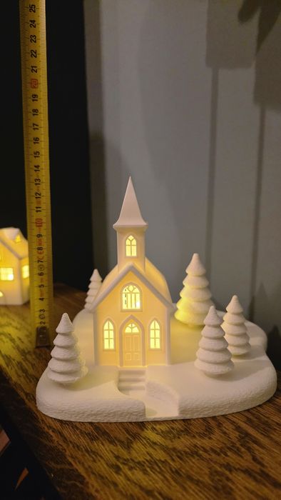 Dekoracja lampiony kościół