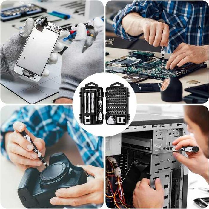 Zestaw Precyzyjnych Narzędzi ŚRUBOKRĘTÓW 115w1